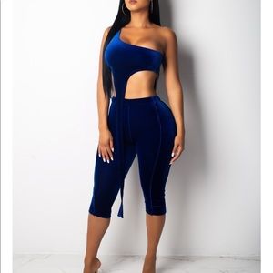 Velvet two piece set
